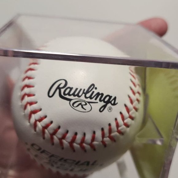 Official MLB Ball - Signed by Homer Bush - Picture 3 of 3